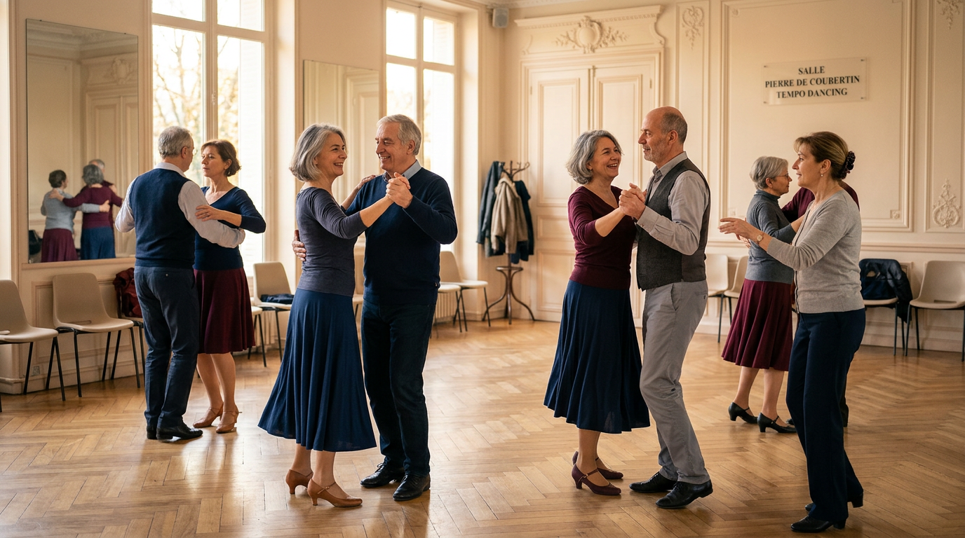 Danse de salon Rueil-Malmaison — Débuter la danse de salon à 60…